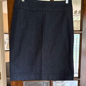 LOFT Dark Blue Pencil Skirt